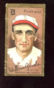 Carta Baseball 1911 T205 Orso Polare Bordo Oro Tabacco Wilbur Goode Boston NL - Foto 1 di 1