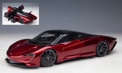 MODELLINO AUTO STATICO AUTOART MCLAREN SPEEDTAIL 2020 ROSSO SCALA 1:18 - Immagine 1 di 4