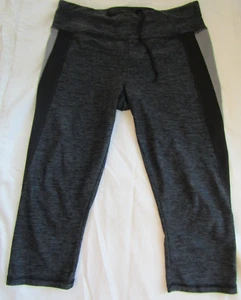 Dri Works Athletic Works Activewear Stretch Gray Capri Pants sz Medium (8-10) - Picture 1 of 4