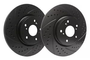 Double Drilled & Slotted Front Brake Rotor for Ford Mustang - Picture 1 of 1