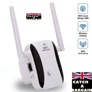 WiFi Range Extender Up to 300Mbps Repeater, WiFi Signal Booster (A637) - Picture 1 of 12