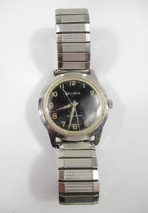 ** Orologio vintage Bulova a carica automatica COSÌ COM'È ha graffi - Foto 1 di 3