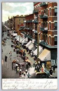 Hester Street New York City New York Postcard - Picture 1 of 2