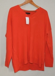 Charter Club Luxus 100 % Kaschmir orange Pullover Pulli 1X neu MIT ETIKETT $ 189 - Bild 1 von 9