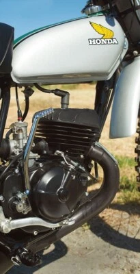 LICENCIA HONDA VINTAGE 1974 CR125M tanque ala calcomanía calcomanía juego AHRMA CR125 Foto 1 de 4