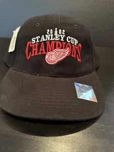 Red Wings Champion 2002 New With Tags Hat. Vintage - Picture 1 of 1