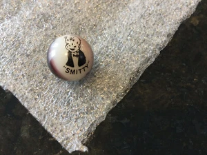 Vintage | "Smitty" | Purple & White Swirl | Marble - Picture 1 of 3