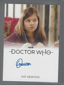 Doctor Who Series 1-4 Eve Newton (FULL BLEED) Autograph/Autograph