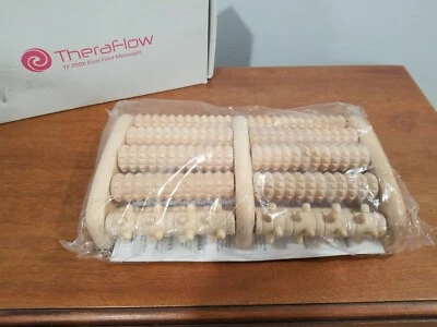 TheraFlow Dual Foot Massager Roller Relax, Relieve Foot Pain TF700X NEW - Image 1 of 3