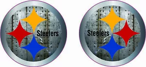 Steelers Rivet Mini Football Helmet Decals - Bild 1 von 2