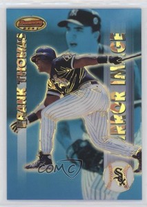 1999 Bowman's Best Atomic Refractor Nick Johnson Frank Thomas #M8 Rookie RC HOF