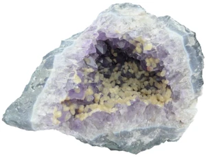 Amethyst mit Calcit, Österreich, kleine Schrankgröße Probe CM981 - Bild 1 von 18