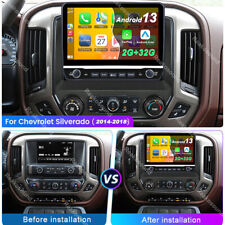 Android 13 Carplay For Chevrolet Silverado & GMC Sierra 2014-2018 GPS Car Radio
