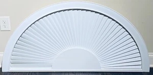 Plantation Arched Shutter 51” With Movable 2” Slats ~ New ~ - Picture 1 of 9