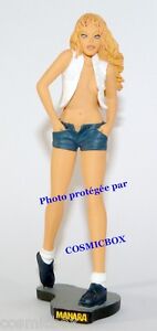 MANARA figurine résine pin up sexy WANDA en short jeans woman figure frau NEUVE
