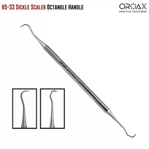 Dental Sickle Scaler H5-33 Hygienist Calculus Plaque Remover Dentist Hand Tool - Picture 1 of 3