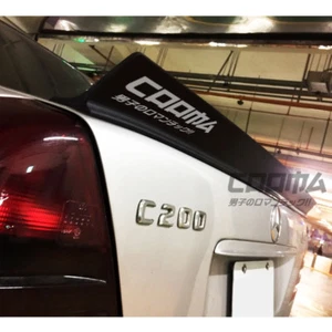 Painted PUF For Mercedes W202 4DR sedan L STYLE Rear Trunk spoiler WING - Picture 1 of 6