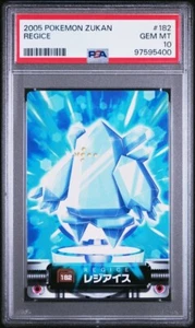 PSA 10 GEM MINT Regice #182 Carddass Zukan Advanced Gen. Bandai Pokémon POP 2 - Picture 1 of 4