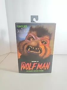 Modellino Universal Monsters X TMNT Raffaello come l'uomo lupo scala 7" NECA - Foto 1 di 6