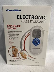 Choicemmed Electronic Pulse Stimulator 4 Reusable Pads Model MDTS100