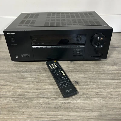 Onkyo TX-SR393 5.2-Channel A/V Receiver 4K/HDR Dolby Atmos Bluetooth Tested - Image 1 of 4
