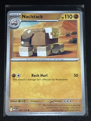Pokémon TCG Mega Evolution Naclstack 083/132 NM - Image 1 of 2