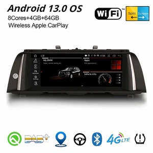 10,25" IPS Android 14.0 CarPlay Autoradio DAB+ WiFi GPS Navi BMW 5er F10/F11 NBT - Bild 1 von 12