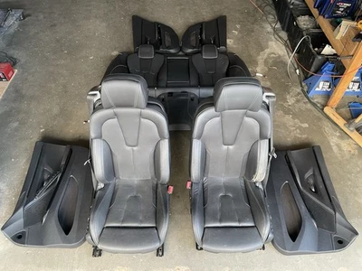 Juego de 14 paneles de asiento negros para BMW M6 F06 Gran Coupé sedán masaje de cuero completo Foto 1 de 4