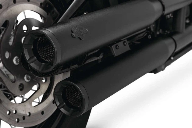 Silenciadores antideslizantes dobles Vance & Hines PCX Eliminator 300 negros #46312 Foto 1 de 1