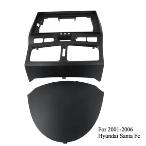 For 01-06 Hyundai Santa Fe DIN Fascia Panel 9" Radio Stereo Installation Dash  - Bild 1 von 9