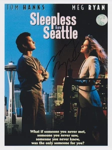 MEG RYAN signiert SCHLAFLOS IN SEATTLE Farbe 8x10 mit Echtheitszertifikat TOM HANKS MINI-POSTER - Bild 1 von 1