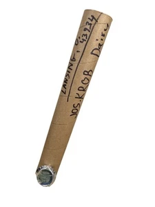 Tubo de N.O.S. JOS. Tapas para botellas de leche para lácteos KROB - Lansing, Ohio - Condado de Belmont - Imagen 1 de 2