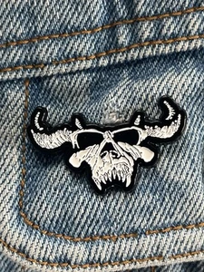 Danzig / Misfits / Samhain Skull Punk Rock Enamel Pin - Picture 1 of 6
