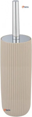 WENKO Agropoli Toilet Brush Set, Beige, BPA - Free, 36.5 X 10 Cm, 1 Count - Image 1 of 2