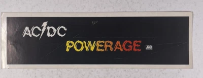 AC/Dc Pegatina Angus Young Original Powerage Studio Álbum Atlantic Promo 1978 - Imagen 1 de 4