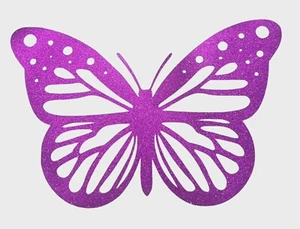 Butterfly decal sticker 5x3.5" for car, home wall decor, permanent vinyl - Picture 1 of 12