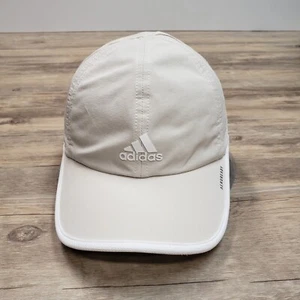 Adidas Aeroready Hat Cap Strap Back Beige Lightweight Adjustable - Picture 1 of 9