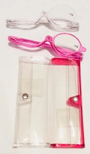 Lot of 2 Magnifying Make Up Reading Glasses +3.50 Power Includes Eyeglass Case - Picture 1 of 2