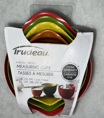 NEW Trudeau Maison Nesting Measuring Cups - Set of 4 Original Package - Image 1 of 4