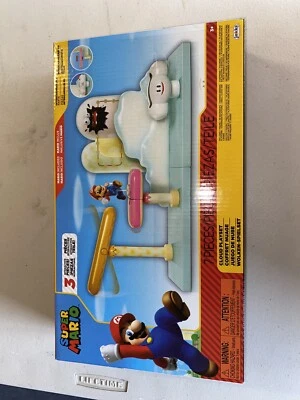 Juego Nintendo Super Mario Cloud con minifigura de Mario en funcionamiento de 2,5"# Foto 1 de 4