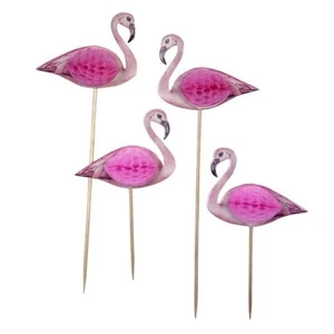 Talking Tables Truly Falmingo Decorative Pink Cocktail Food Picks 12pcs - Picture 1 of 1
