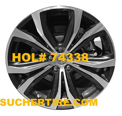 LEXUS RX350 20 X 8 OEM RUEDA ORIGINAL DE FÁBRICA 2016-2022 CNC GRIS HOL# 74338 Foto 1 de 1