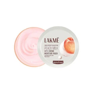 LAKMÉ Peach Milk Soft Moisturizer for Face Daily Lightweight Whipped Cream 200 g - Picture 1 of 7