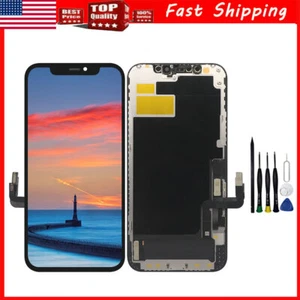 US LCD Touch Screen Assembly Display Replacement For iPhone 12/12Pro Hard OLED - Picture 1 of 9