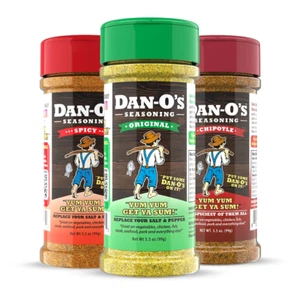 Seasoning Small 3 Bottle Combo | Original, Chipotle, & Spicy | 3 Pack (3.5 Oz) - Picture 1 of 2