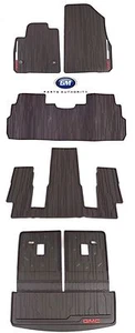 2017-2023 GMC Acadia Premium All Weather Complete Floor Mat Pkg Cocoa OEM GM - Picture 1 of 12