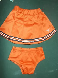Texas Longhorns 24 Monate Kleinkinder Mädchen Cheerleader Uniform Rock & Unterhose - Bild 1 von 2