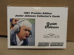 1991 PREMIER EDITION JUNIOR JOHNSON COLLECTOR'S CARD SET ~ Neu, ungeöffnete Box - Bild 1 von 10