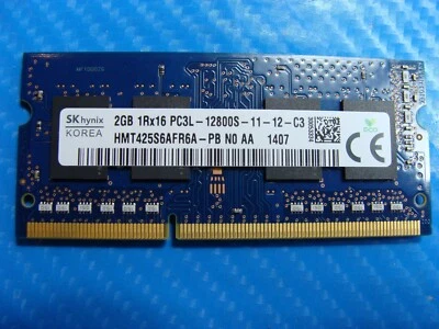 Toshiba Satellite 15.6" E55-A5114 2GB RAM Memory 1Rx16 PC3L-12800S P000569680 - Image 1 of 2