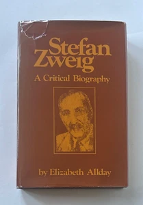Elizabeth Allday STEFAN ZWEIG: A Critical Biography | 1972 Hardcover - Picture 1 of 23